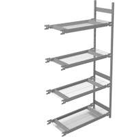 Wide Span Storage Shelving, Steel, Boltless, 1340 lbs. Capacity, 42" W x 84" H x 18" D Chandler Sales