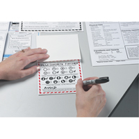 OTS WHMIS Labels, Vinyl, Sheet, 5" L x 5" W Chandler Sales