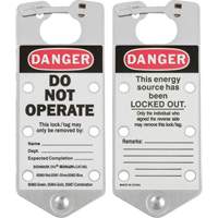 Labeled Lockout Hasps, Silver Chandler Sales