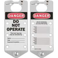 Labeled Lockout Hasps, Silver Chandler Sales