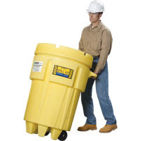 Barils de r&eacute;cup&eacute;ration sur roues Overpack, 95 gal. US, Mobile Chandler Sales