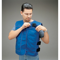 Cooling Vests with Insert Pockets, Large, Royal Blue Chandler Sales