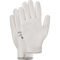 Gants enduit &agrave; paume tricot&eacute;e blanc, Taille Petit/7, Rev&ecirc;tement Polyur&eacute;thane, Enveloppe en PEHP, EN 388 niveau 2 Chandler Sales