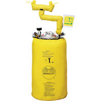 Douche oculaire portative avec enveloppe chauffante, Pressuris&eacute;, Capacit&eacute; 15 gal., Conformit&eacute; ANSI Z358.1 Chandler Sales