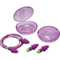Rockets&reg; Reusable Earplugs, Corded, Bulk - Plastic Case, 27 dB NRR, One-Size Chandler Sales