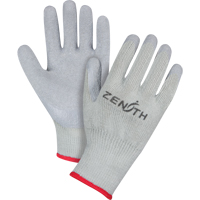 Gants enduits &agrave; doublure confortable en caoutchouc naturel, 10/T-Grand, R&ecirc;vetement Latex de caoutchouc, Calibre 10, Enveloppe en Polyester/Coton Chandler Sales