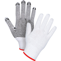 Gants tricot&eacute;s &agrave; pois, Poly/coton, Un c&ocirc;t&eacute;, Calibre 7, Petit Chandler Sales