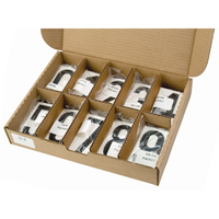 Num&eacute;ros autocollants, 0 &agrave; 9, 3-1/2" h, Noir sur blanc Chandler Sales