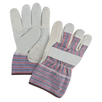 Gants d'ajusteur &agrave; paume renforc&eacute;e de premi&egrave;re qualit&eacute;, Grand, Paume en Cuir de vache refendu, Doublure en Coton Chandler Sales