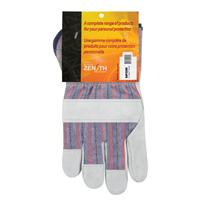 Rugged Fitters Gloves, X-Large, Split Cowhide Palm, Cotton Inner Lining Chandler Sales