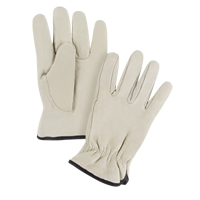 Standard-Duty Winter-Lined Driver's Gloves, 2X-Large, Grain Cowhide Palm, Fleece Inner Lining Chandler Sales