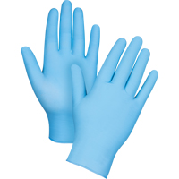 Puncture-Resistant Examination Gloves, Medium, Nitrile, 4.5-mil, Powder-Free, Blue Chandler Sales