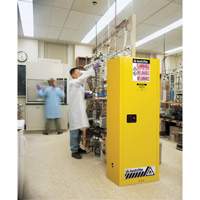 Armoire de s&eacute;curit&eacute; pour produits inflammables EX Slimline Sure-Grip , 22 gal., 1 Porte(s), 23,25" La x 65" h x 18" p Chandler Sales