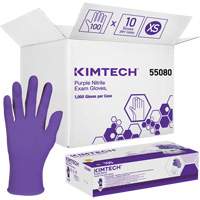 Kimtech Examination Gloves, X-Small, Nitrile, 6-mil, Powder-Free, Purple, Class 2 Chandler Sales