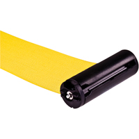 Poteau r&eacute;cepteur pour barri&egrave;res sur pieds pour le contr&ocirc;le des foules, Hauteur de 35", Jaune Chandler Sales