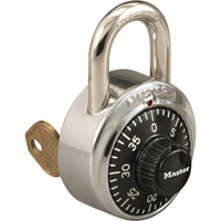 Padlock, Combination, Hardened Steel, 1-7/8" Width Chandler Sales
