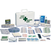 Trousses de premiers soins standards pour le bureau, Dispositif m&eacute;dical Classe 1, Boîte en plastique Chandler Sales