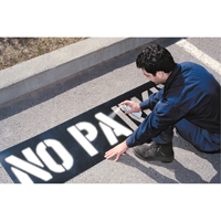 Pochoirs pour parc de stationnement, Anglais, 12" Chandler Sales