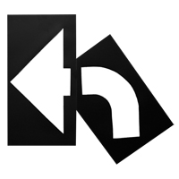 Pochoirs pour parc de stationnement, Anglais, 8" x 27" Chandler Sales