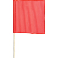 Traffic Safety Flags, Mesh, With Handle Chandler Sales