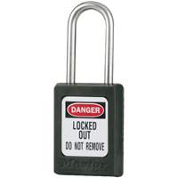 Cadenas de s&eacute;curit&eacute; S31 Zenex, Noir, Cl&eacute;s identiques, Thermoplastique, Largeur de 1-3/8" Chandler Sales