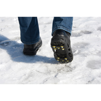 Heavy-Duty Anti-Slip Ice Cleats, Steel, Stud Traction, Medium Chandler Sales