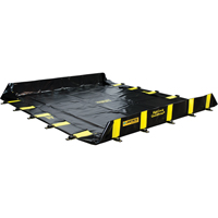 Bermes Rigid-Lock QuickBerm, Capacit&eacute; 745 gal. US, 10' la x 10' lo x 12" h, Paroi &agrave; piquets Chandler Sales