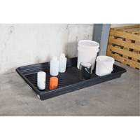 Ultra-Utility Trays&reg;, 12" L x 48" W x 4.75" H, 12 gal. Spill Capacity Chandler Sales