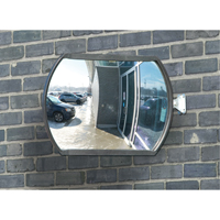 Miroir convexe rectangulaire/rond avec bras t&eacute;lescopique, 12" h x 18" la, Int&eacute;rieur/Ext&eacute;rieur Chandler Sales