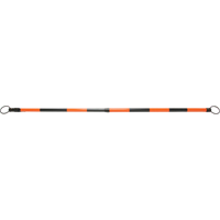 Retractable Cone Bar, 7' 5" Extended Length, Black/Orange Chandler Sales