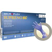 Supreno&reg; EC Gloves, Small, Nitrile, 5.5-mil, Powder-Free, Purple, Class 2 Chandler Sales
