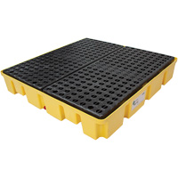 Poly-Slim-Line Spill Pallet without Drain, 66 US gal. Spill Capacity, 49" x 49" x 8.75" Chandler Sales