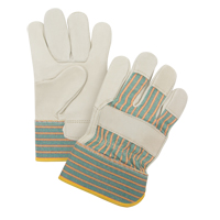 Abrasion-Resistant Fitter's Gloves, Medium, Grain Cowhide Palm Chandler Sales