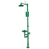 Combination Emergency Shower & Eye/Face Wash Station, Pedestal Chandler Sales