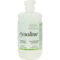 Saline Eyewash Bottles, Full Bottle, 16 oz. Chandler Sales