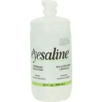 Saline Eyewash Bottles, Full Bottle, 32 oz. Chandler Sales