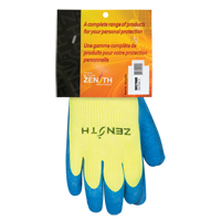 Gants haute visibilit&eacute; doubl&eacute;s d'acrylique de caoutchouc naturel, 8, R&ecirc;vetement Latex de caoutchouc, Calibre 7, Enveloppe en Acrylique Chandler Sales