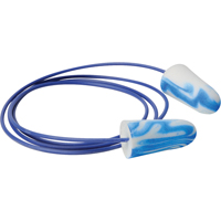 Bouchons d'oreilles en mousse muticolores SparkPlugs, Vrac - Boîte, Avec cordon Chandler Sales