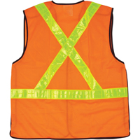 Veste de s&eacute;curit&eacute; pour la circulation d&eacute;tachable en cinq points, Orange haute visibilit&eacute;, Moyen, Polyester Chandler Sales