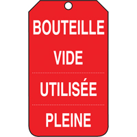 &eacute;tiquettes de s&eacute;curit&eacute; d'inspection et de contr&ocirc;le de l'&eacute;tat de l'&eacute;quipement, Papier cartonn&eacute;, 3-3/8" la x 5-7/8" h, Français Chandler Sales