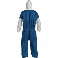 Hooded Coveralls, 4X-Large, Blue/White, Tyvek&reg; 400 D Chandler Sales