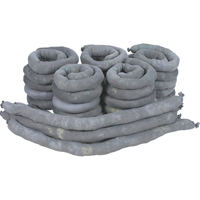 Remblais tubulaires absorbants, Universel, Absorption 50 gal., 3" la x 4' lo, Pqt de 30 Chandler Sales
