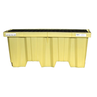 Nestable 2-Drum Poly-Spillpallet Without Drain, 66 US gal. Spill Capacity, 51" x 26" x 21" Chandler Sales