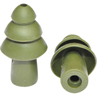 BattlePlugs&reg; Earplugs Replacement Tip, Uncorded, Bulk - Polybag, 24 dB NRR, Medium Chandler Sales
