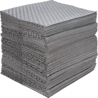Industrial-Grade Fine Fibre Sorbent Pads, Universal, 15" x 17", 40 gal. Absorbancy Chandler Sales