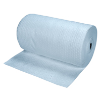Premium Blue Bonded Sorbent Pads, Heavyweight, 150' L x 30" W, 50 gal. Absorbancy Chandler Sales