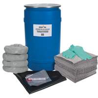 Trousse de lutte contre les d&eacute;versements pour &eacute;tabli, Universel, Baril, Absorbance de 30 gal. US Chandler Sales