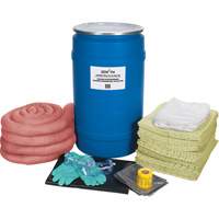 Premium Spill Kit, Hazmat, Drum, 30 US gal. Absorbancy Chandler Sales