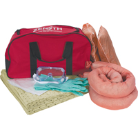 Trousse de lutte contre les d&eacute;versements de premi&egrave;re qualit&eacute; pour v&eacute;hicules, Mati&egrave;res dangereuses, Sac, Absorbance de 10 gal. US Chandler Sales