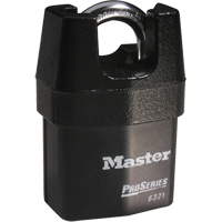 Cadenas prot&eacute;g&eacute; ProSeries, Noir, Cl&eacute;s diff&eacute;rentes, Acier lamin&eacute;, Largeur de 2-3/8" Chandler Sales